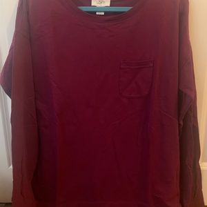 Loft, long sleeve, oversized top